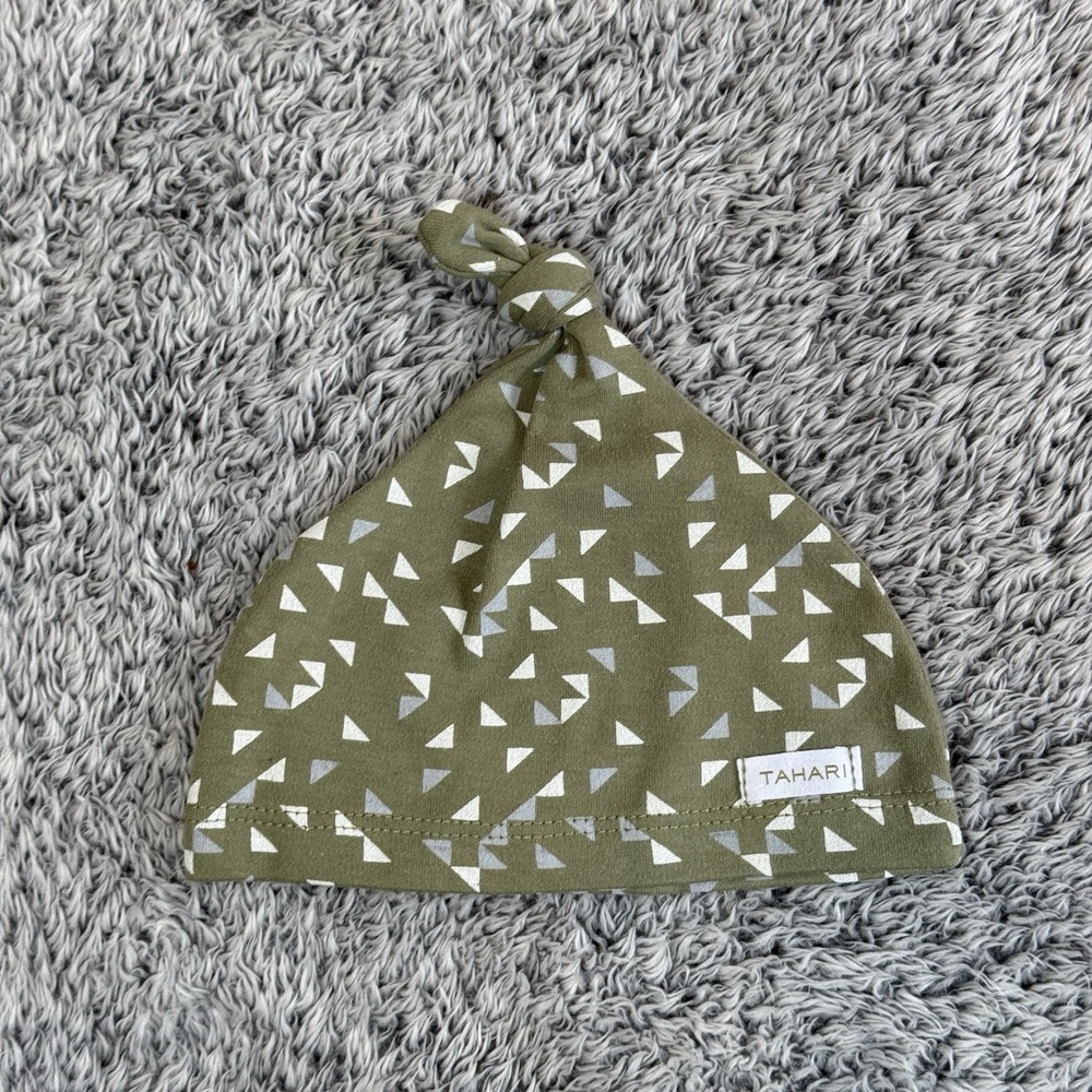 Lot Of 3 Baby Hats Crib Caps Beanies Tahari Honest Gerber 0-6 Months - Picture 2 of 16